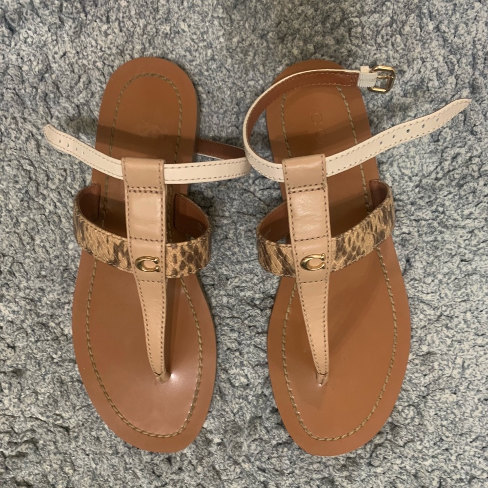 Coach sandals 6.5